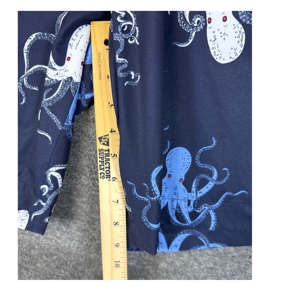 RLX X Billy Horschel Ralph Lauren Mens Size 36‎ Navy Octopus Print Golf Shorts - Picture 6 of 13